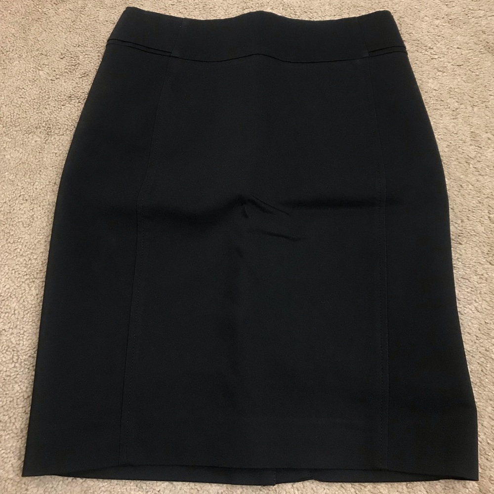 H&M black office skirt